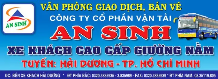 Nhà Xe An Sinh Hải Dương Sài Gòn