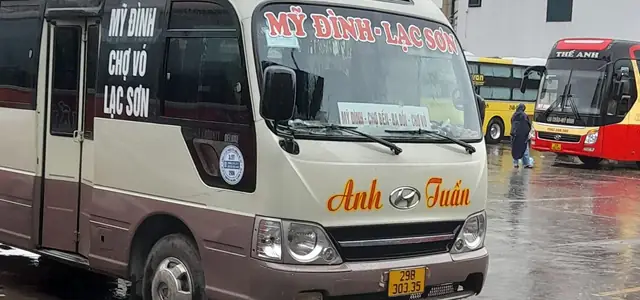 Nhà Xe Anh Tuấn Lạc Sơn Mỹ Đình
