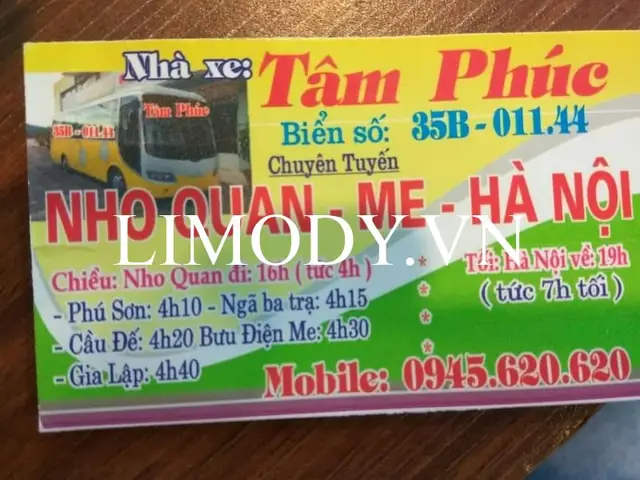 Nhà Xe Cát Lợi Nho Quan Hà Nội