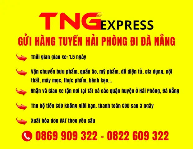 Nhà Xe Chạy Tuyến Đà Nẵng Hải Phòng