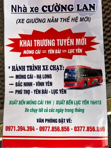 Nhà Xe Cường Lan Yên Bái Quảng Ninh