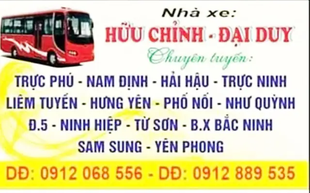 Nhà Xe Đại Duy Nam Định Bắc Ninh