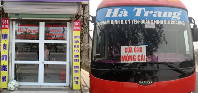 Nhà Xe Hà Trang Nam Định Quảng Ninh