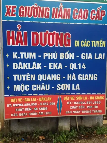 Nhà Xe Khang Kiên Hải Dương Sơn La