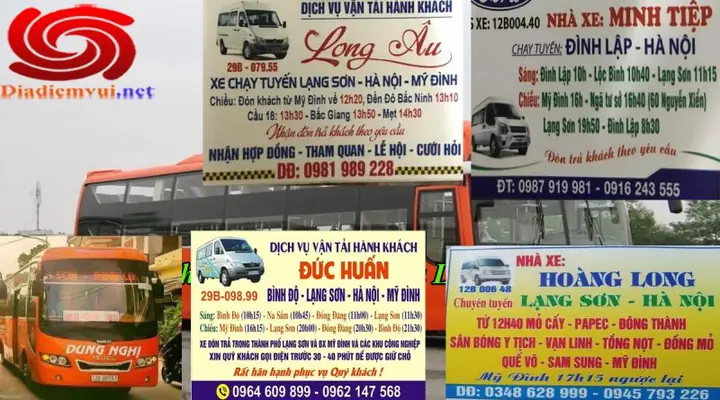 Nhà Xe Mỹ Đình Đồng Đăng