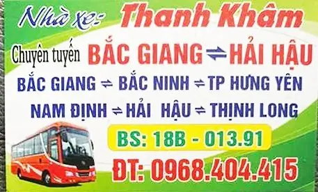 Nhà Xe Thanh Khâm Nam Định Bắc Giang