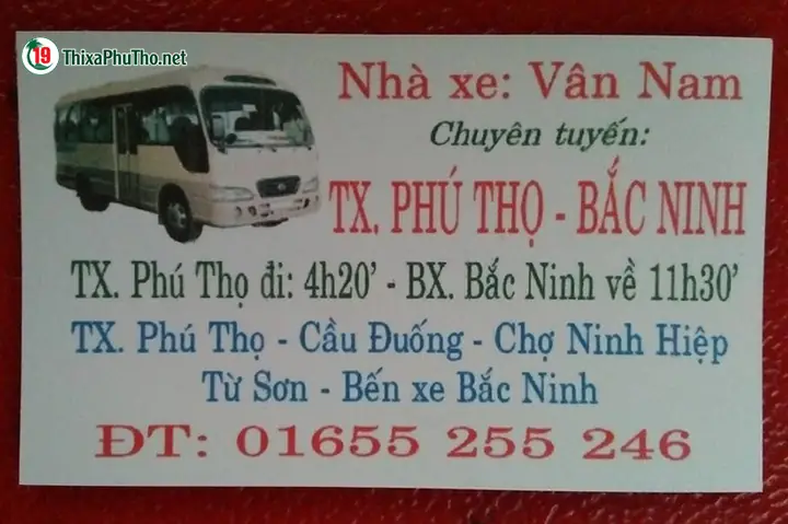Nhà Xe Vân Nam Thị Xã Phú Thọ
