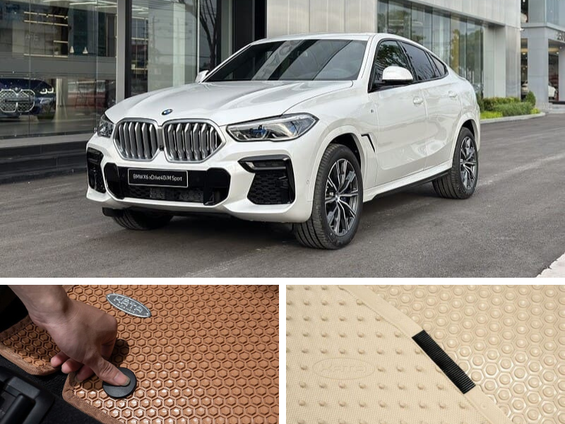 Thảm lót sàn ô tô BMW Seri 3 dễ dàng lắp đặt và sử dụng
