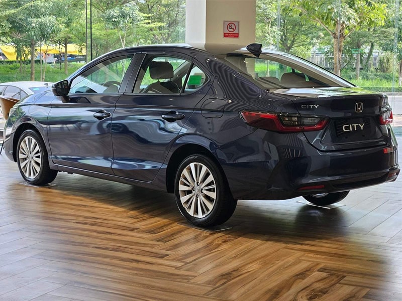 honda city màu xanh