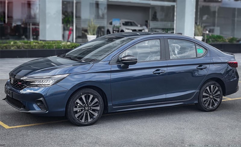 honda city màu xanh