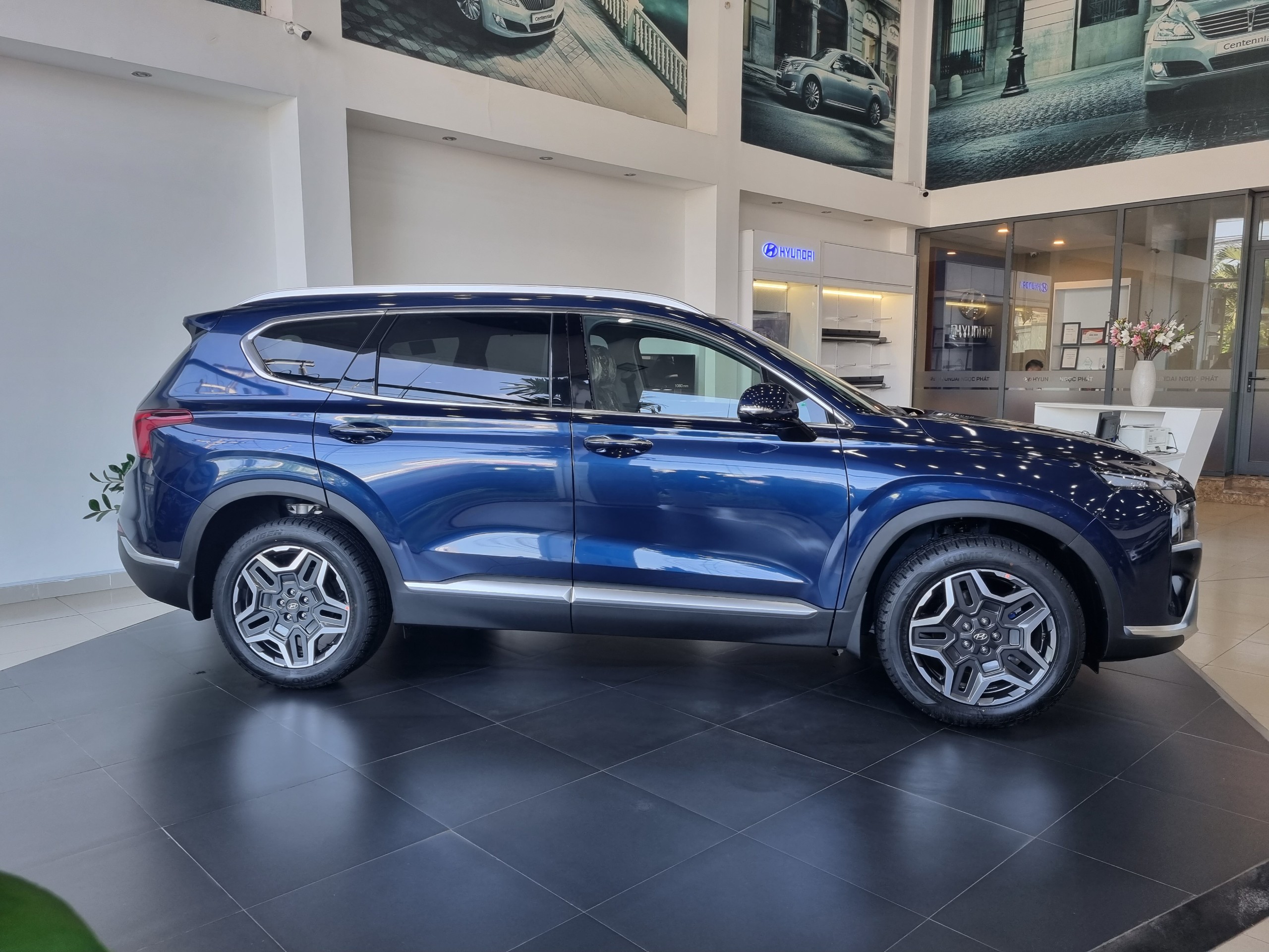 Santafe xanh dương