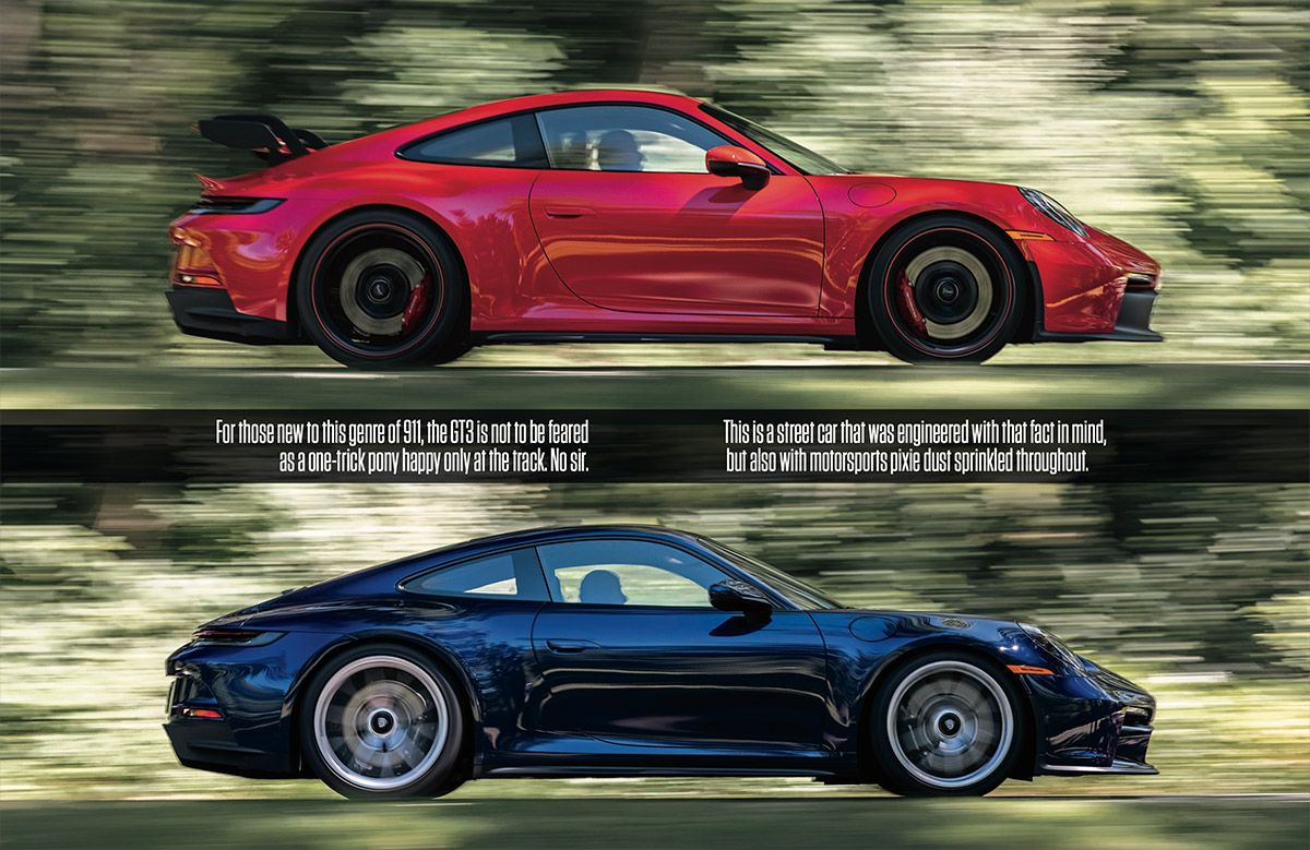 Porsche Club of America-Taking Wing (or not): Comparing the GT3 and GT3 Touring