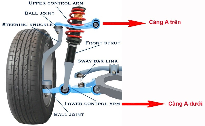 Các loại càng chữ A