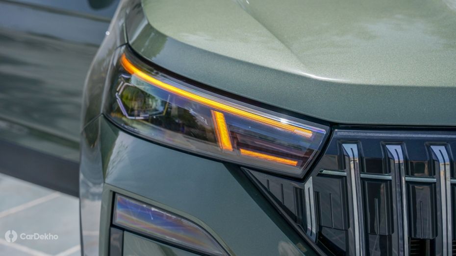 2026 Skoda Kushaq Facelift headlamp cluster