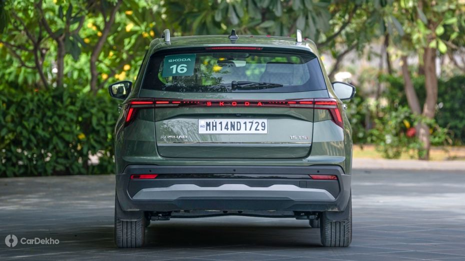 2026 Skoda Kushaq Facelift rear