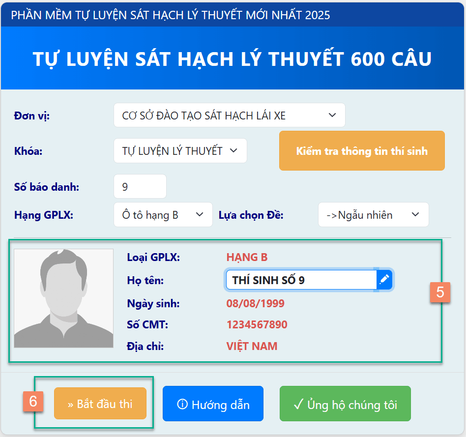 buoc 2 nhan bat dau