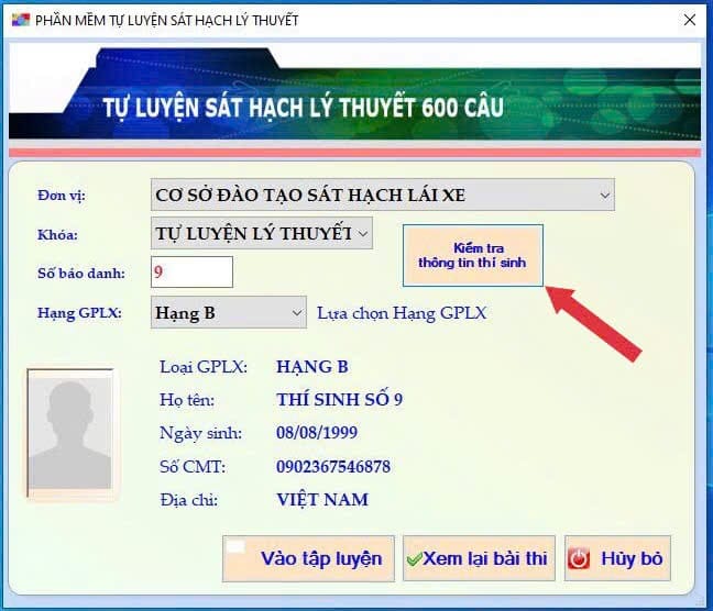 kiem tra thong tin thi sinh PhamMemTuLuyen 600Cau BCA