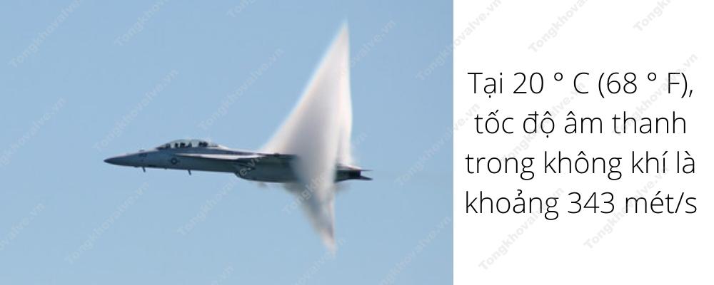 Vận tốc âm thanh trong không khí 