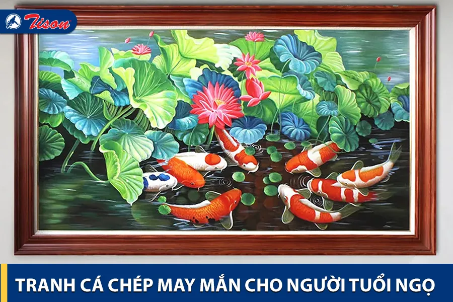 Tranh cá chép mang đến may mắn cho người tuổi Ngọ năm 2023