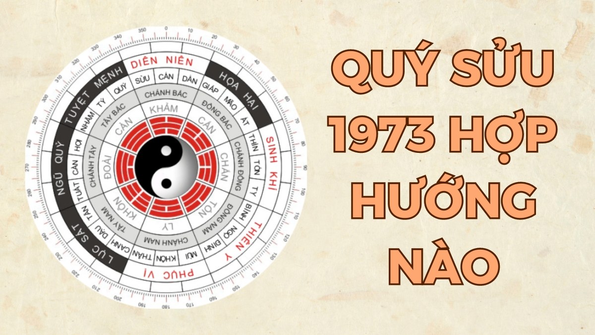 Sinh năm 1973 hợp, kỵ hướng nào?