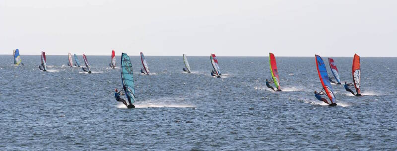 Slalom coming into the first mark - that