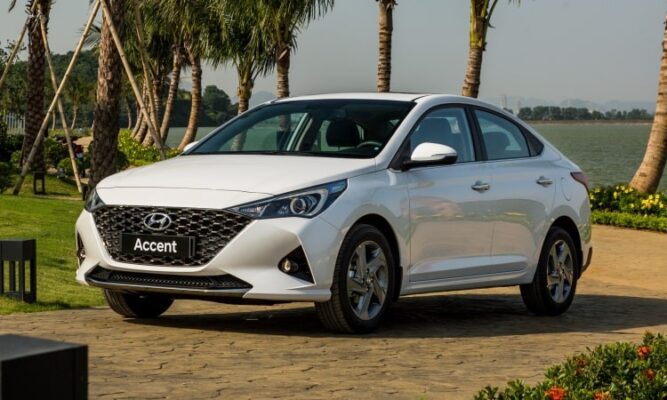 Kích thước của xe Accent