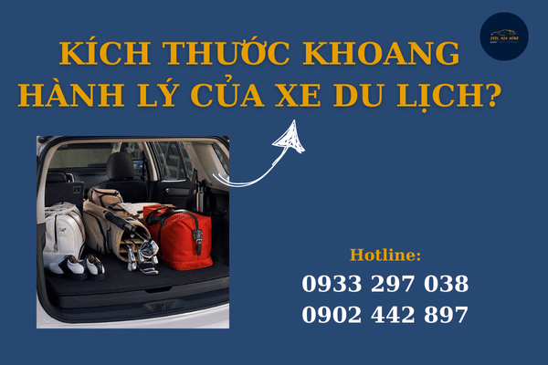 Kích thước khoang hành lý của xe du lịch
