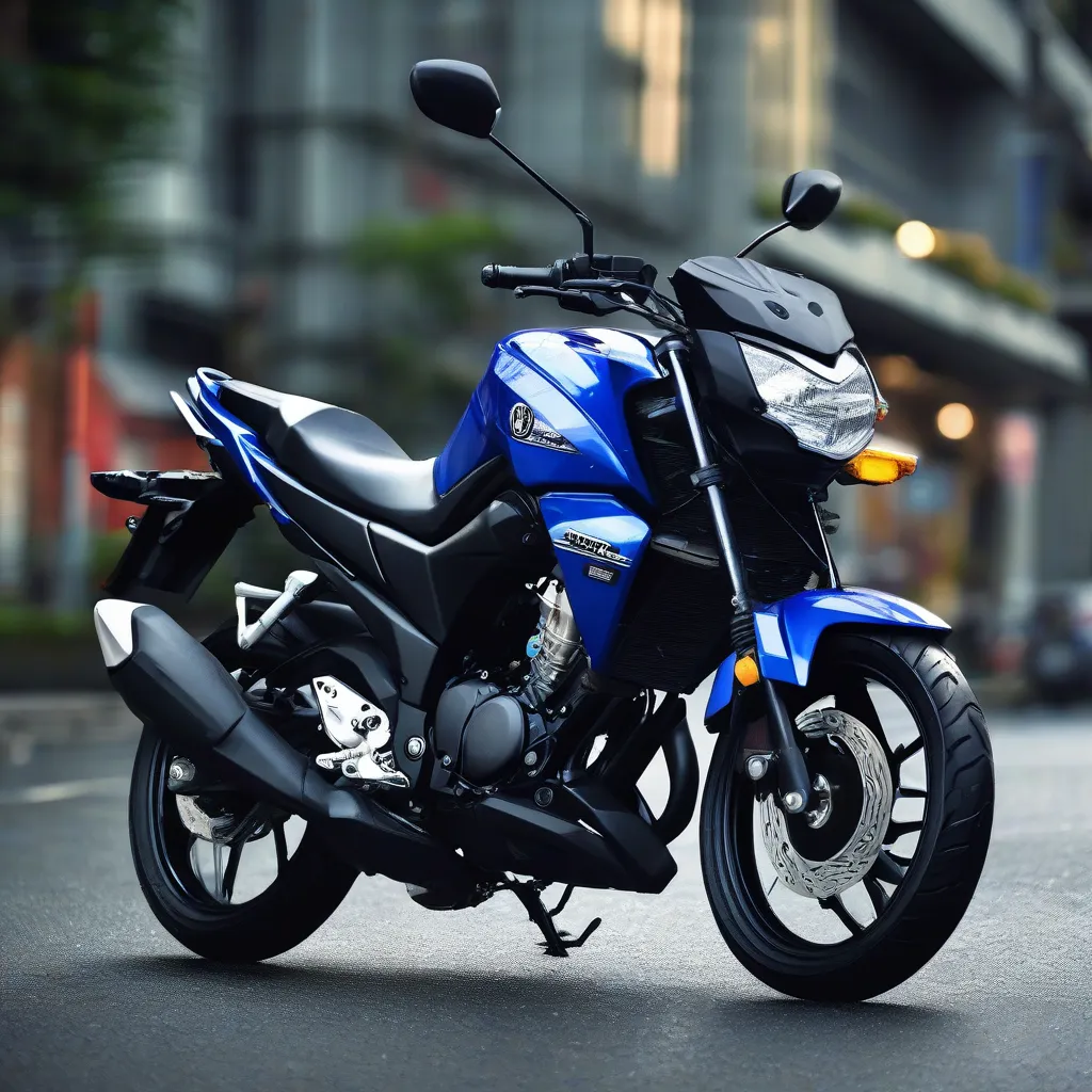 Yamaha FZ150i phiên bản màu xanh dương bắt mắt và ấn tượng