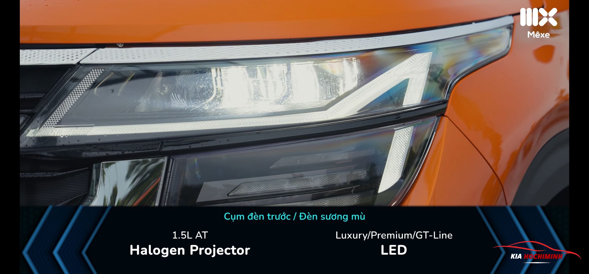 Kia Seltos trang bị đèn LED