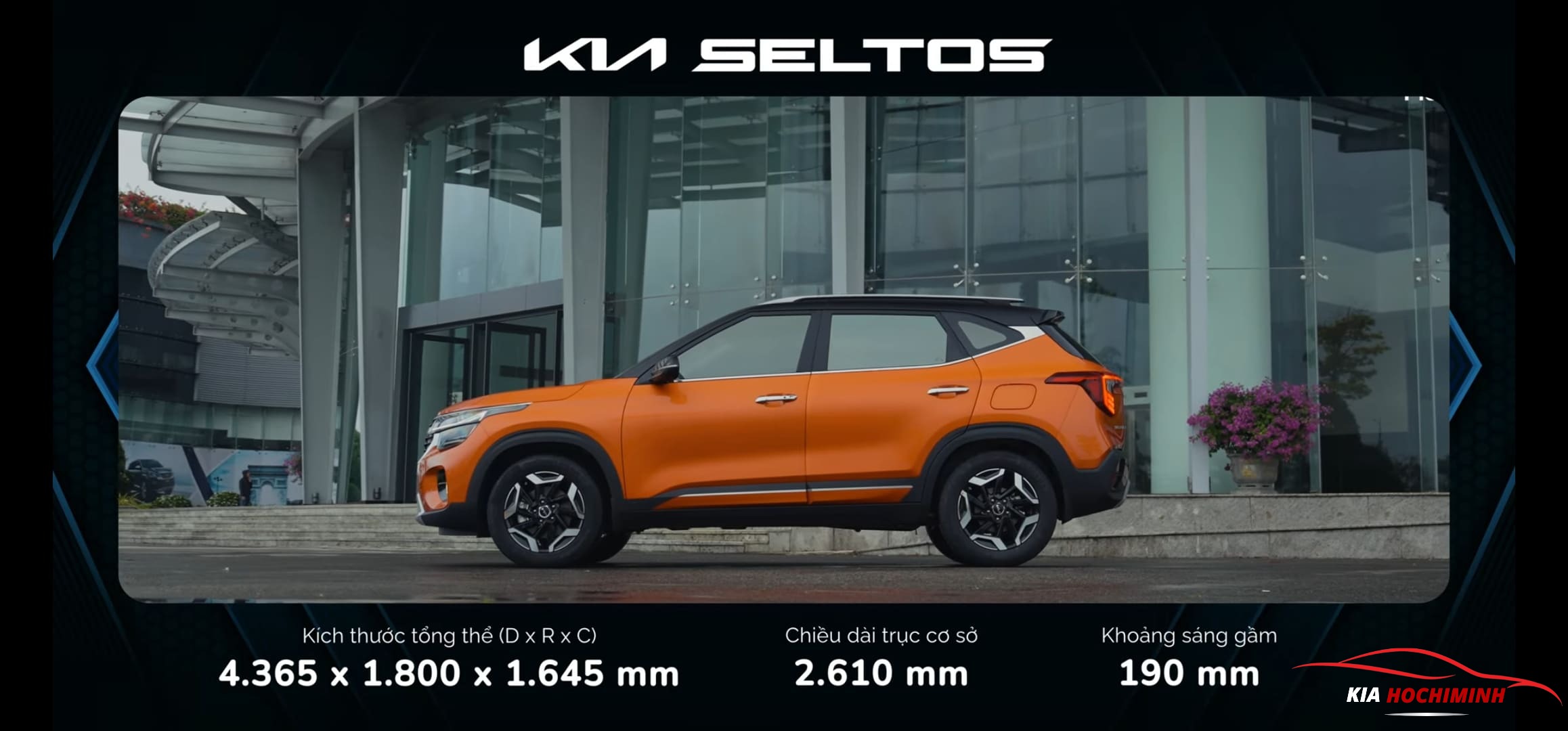kích thước Kia Seltos
