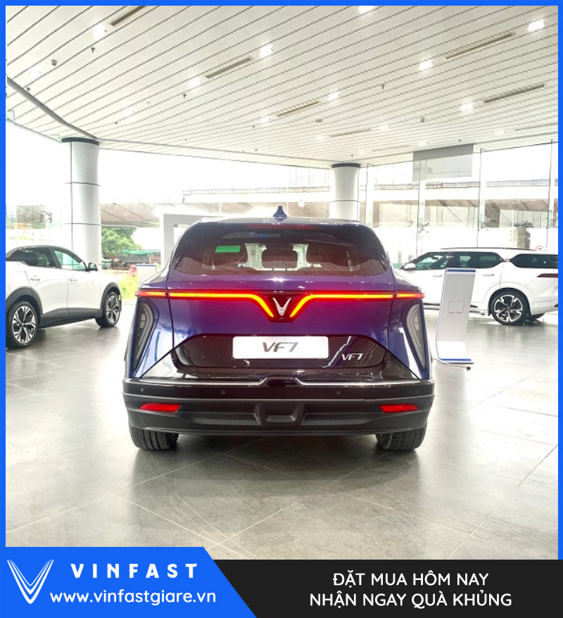 VF 7 Plus màu xanh dương