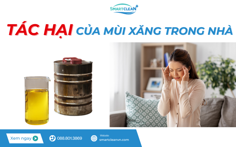 Top 5 cách khử mùi xăng trong nhà nhanh chóng, hiệu quả 100%