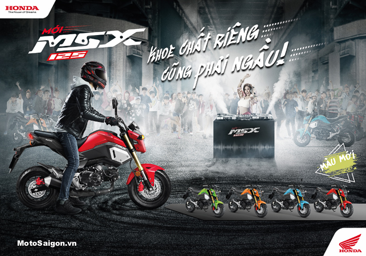 Honda MSX 125 2018 nhập Thái bất ngờ ra mắt đã có giá bán