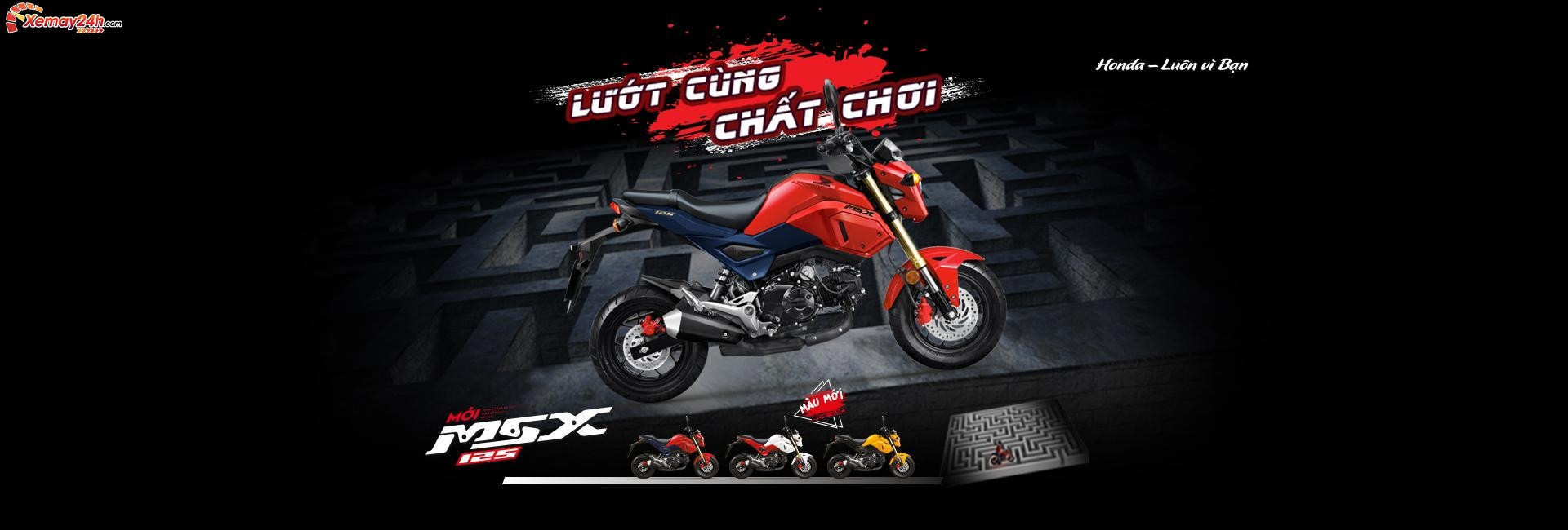 Bảng giá xe Honda MSX 125 mới nhất tháng 06/2026