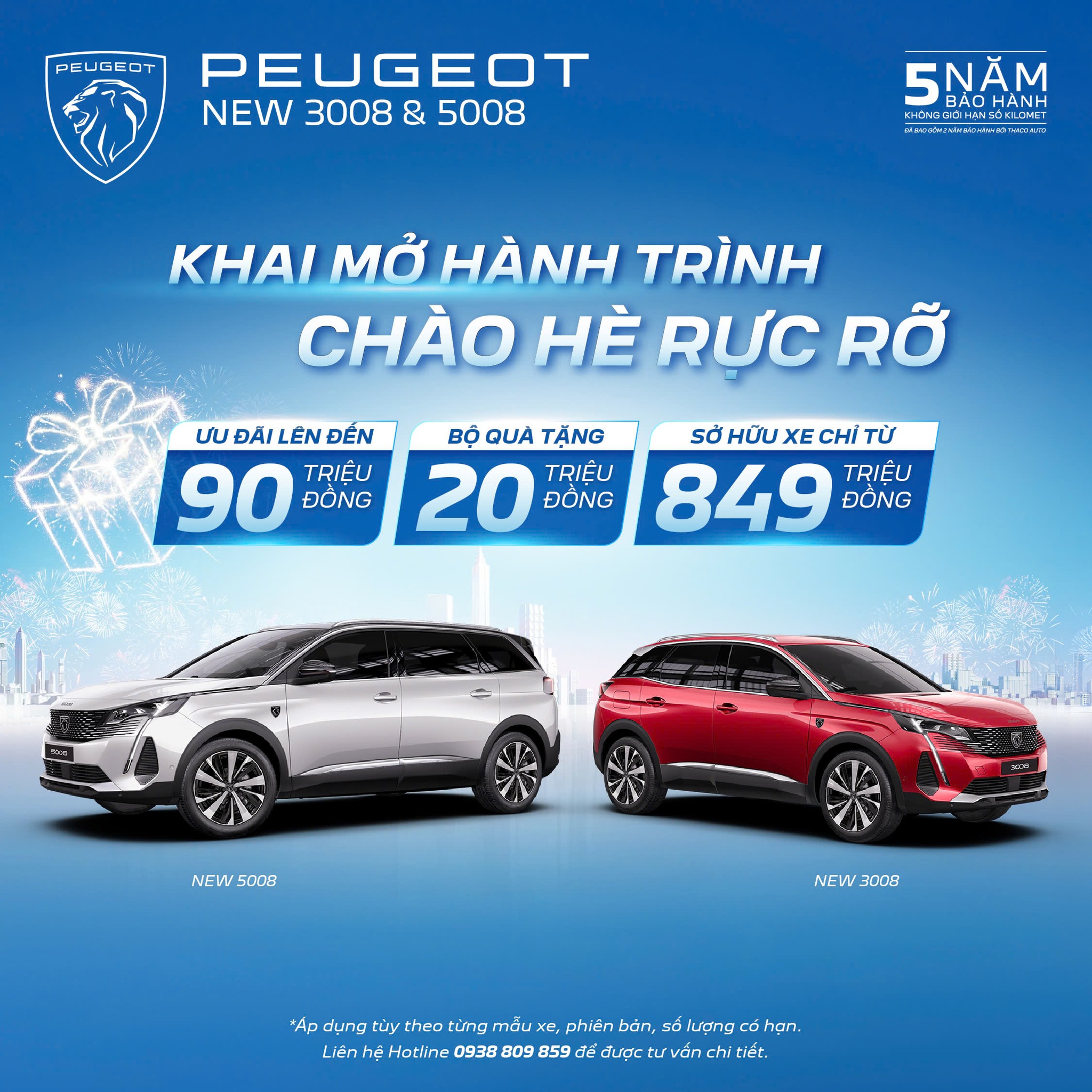 Giá xe Peugeot 3008 và Peugeot 5008