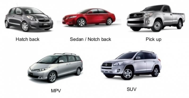 các dòng xe tại việt nam