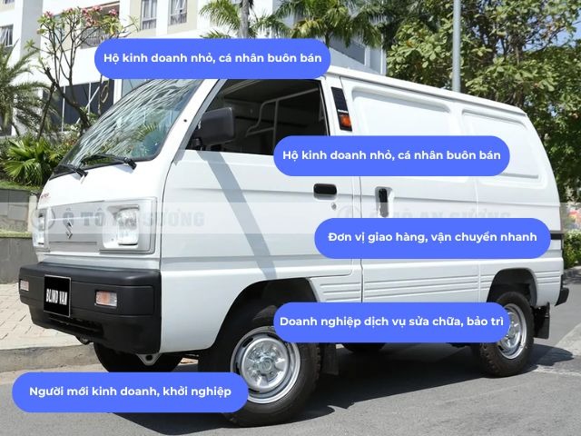 Đối tượng nên mua xe tải van 500kg