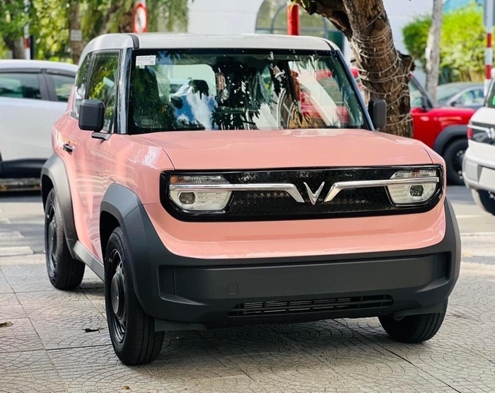 Xe Vinfast VF3 Màu Hồng Phấn Giá Tốt Nhất Việt Nam