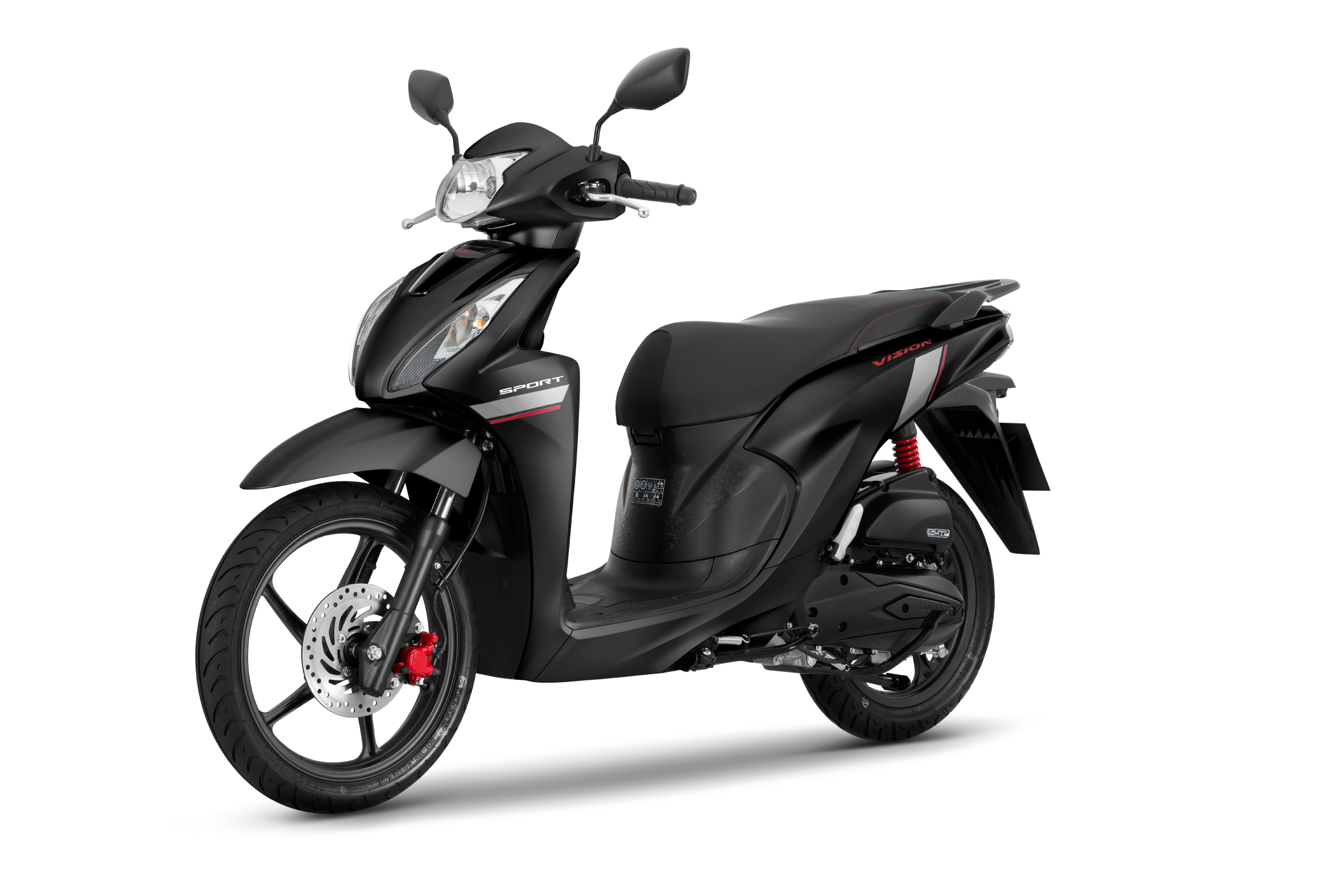 Honda Vision phiên bản thể thao màu đen
