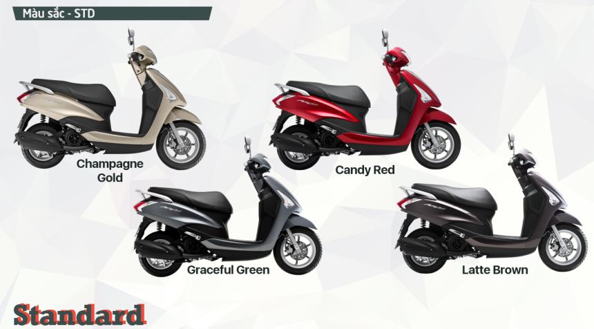 Màu sắc ACRUZO phiên bản Standard