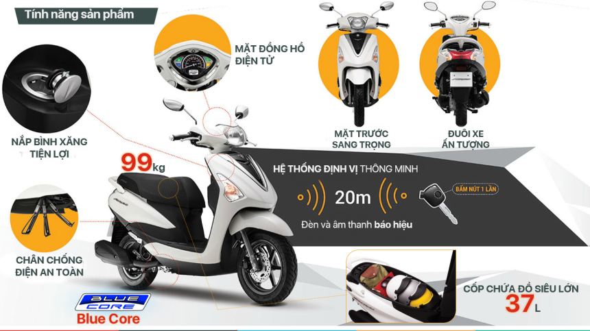 YAMAHA MOTOR VIỆT NAM CHÍNH THỨC GIỚI THIỆU ACRUZO – XE GA THÔNG MINH CHO CUỘC SỐNG ĐÔ THỊ