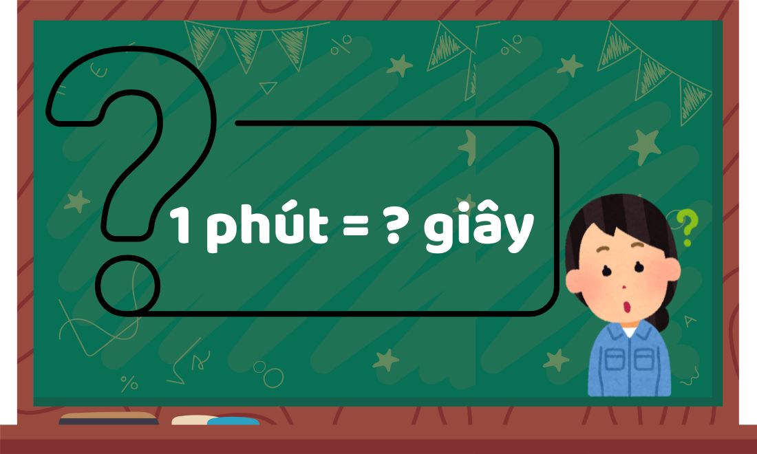 đổi 1 phút bằng bao nhiêu giây
