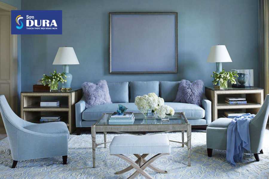 Tuổi Quý Sửu sơn nhà màu xanh dương