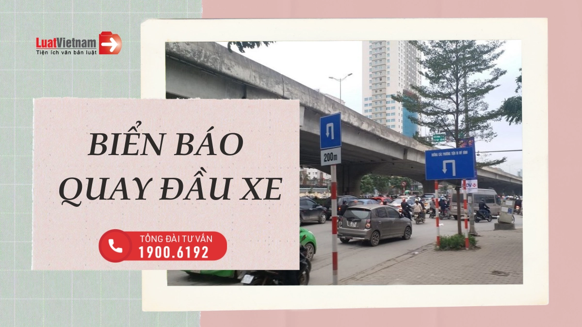 bien bao quay dau xe