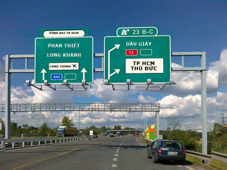 các biển báo cao tốc