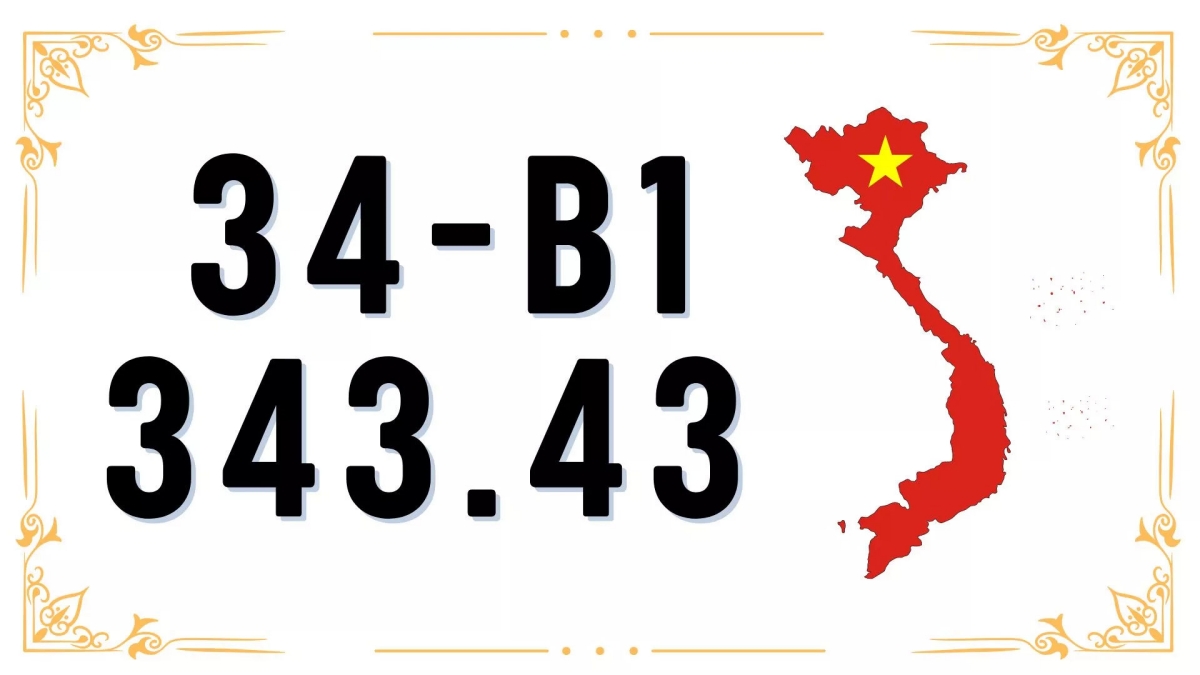 Quy cách thể hiện biển số xe tại Hải Dương