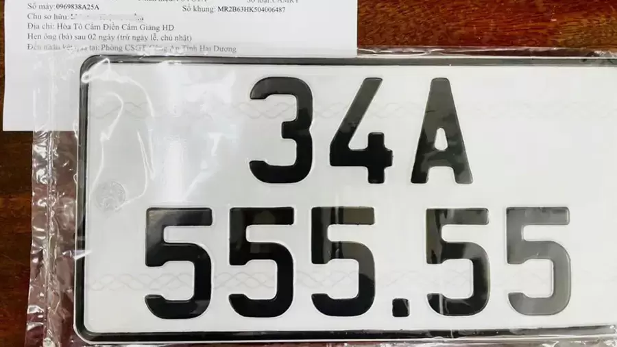 Biển số 34 sau sáp nhập vẫn giữ nguyên giá trị pháp lý
