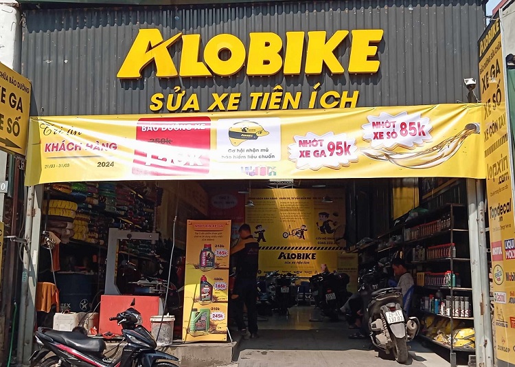 biển sửa xe máy đẹp