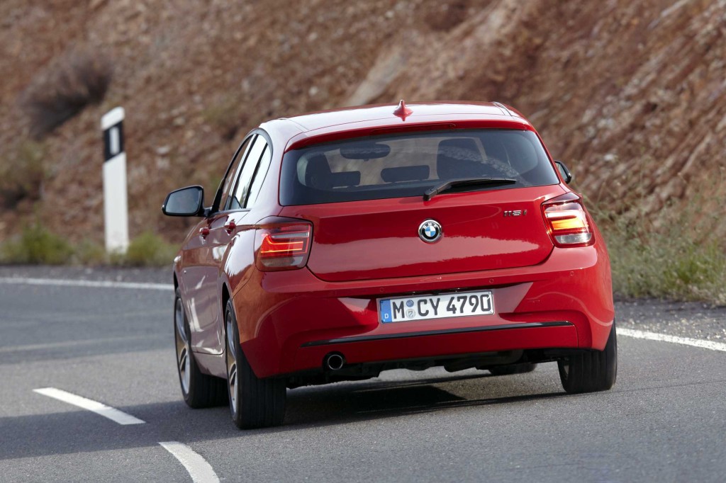 The BMW 116i can feel a little knobbly across rougher roads