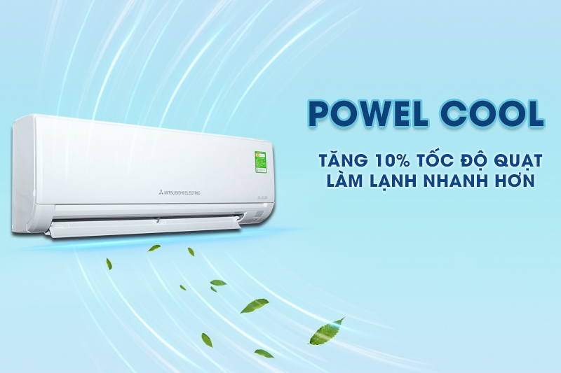 Chế độ Power Cool trên điều hòa Mitsubishi